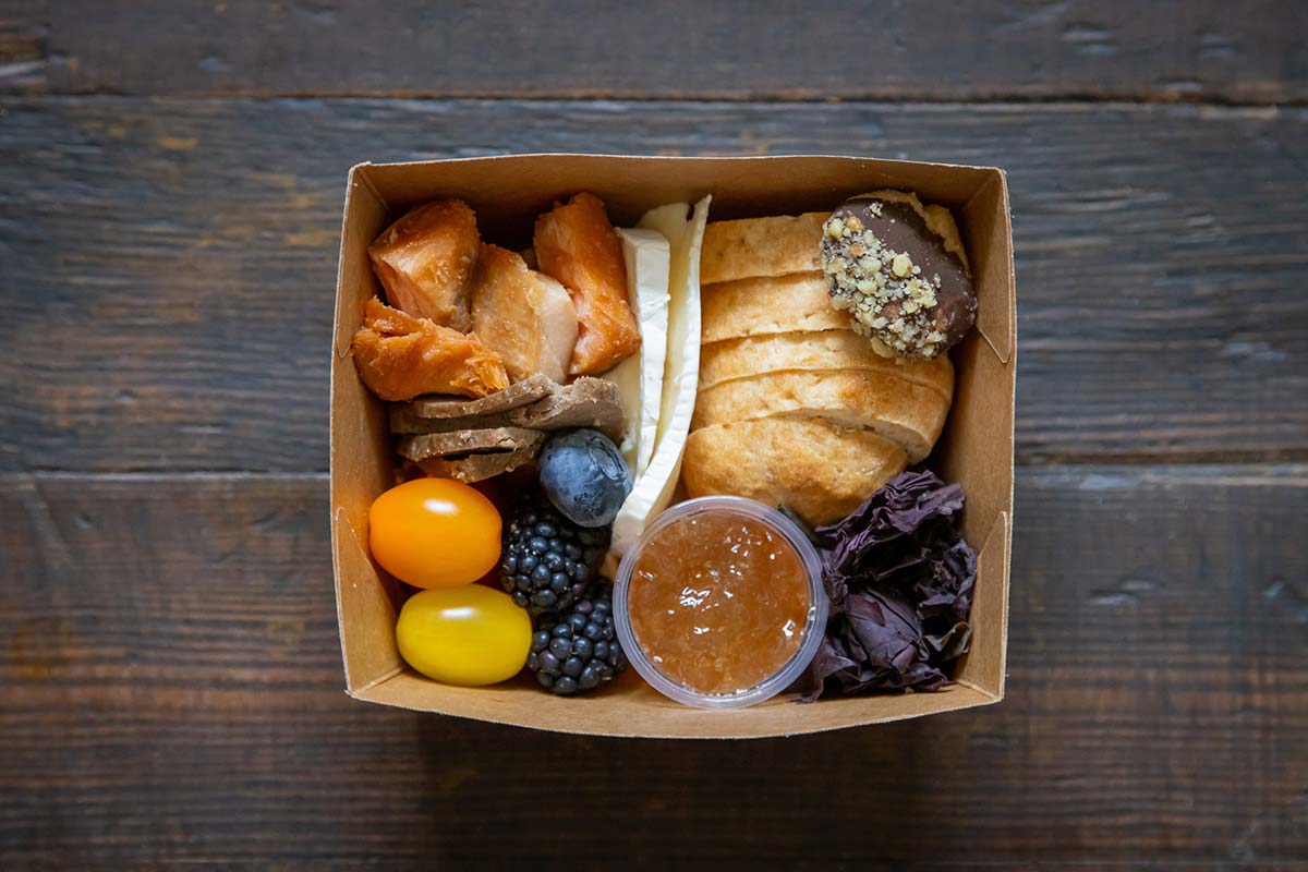 Indigenous food in corporate event catering snack box
