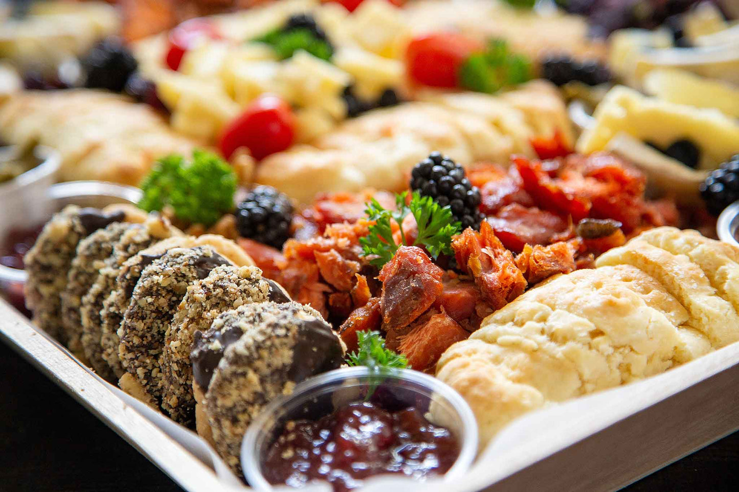Vancouver events catering delivery with Indigenous charcuterie boards