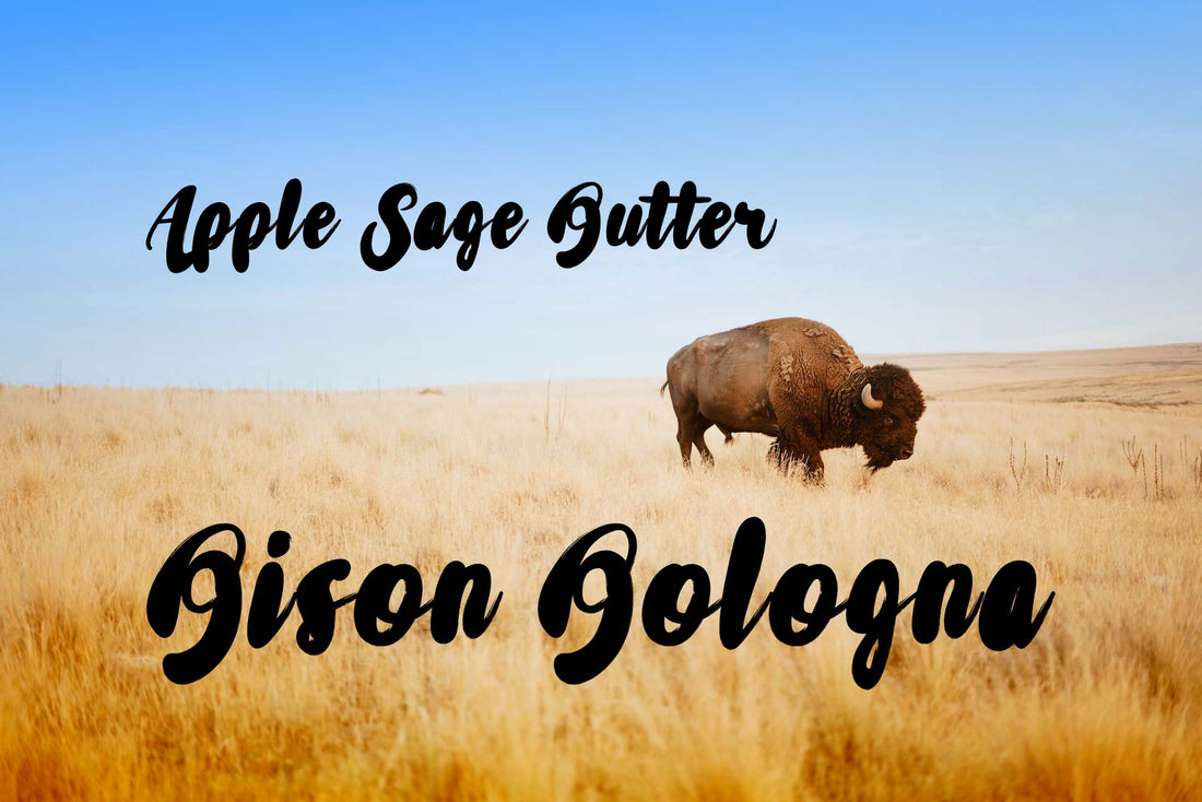 Indigenous food | Apple Sage Butter Bison Bologna