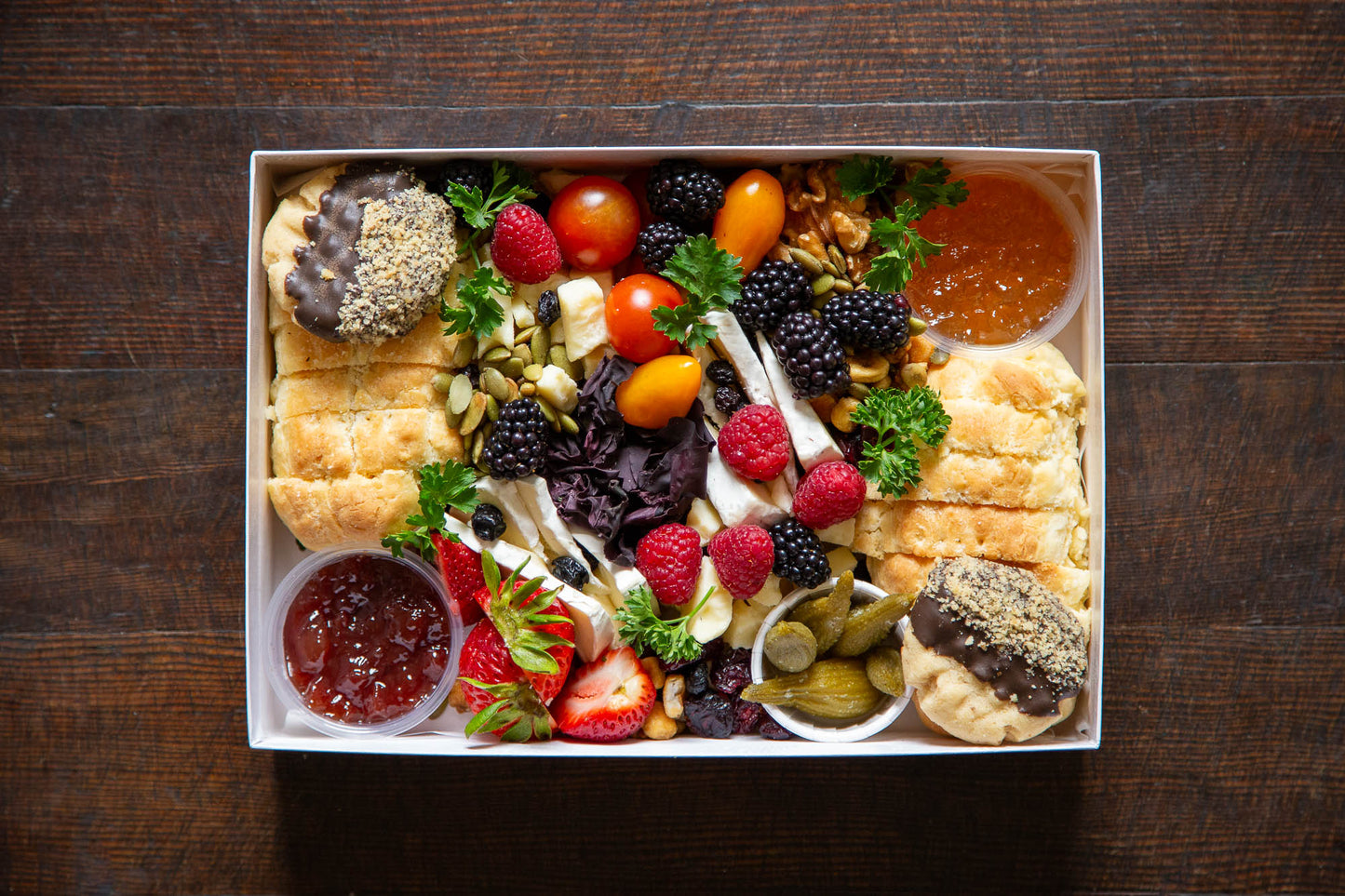 Indigenous catering in Vancouver, vegetarian share box