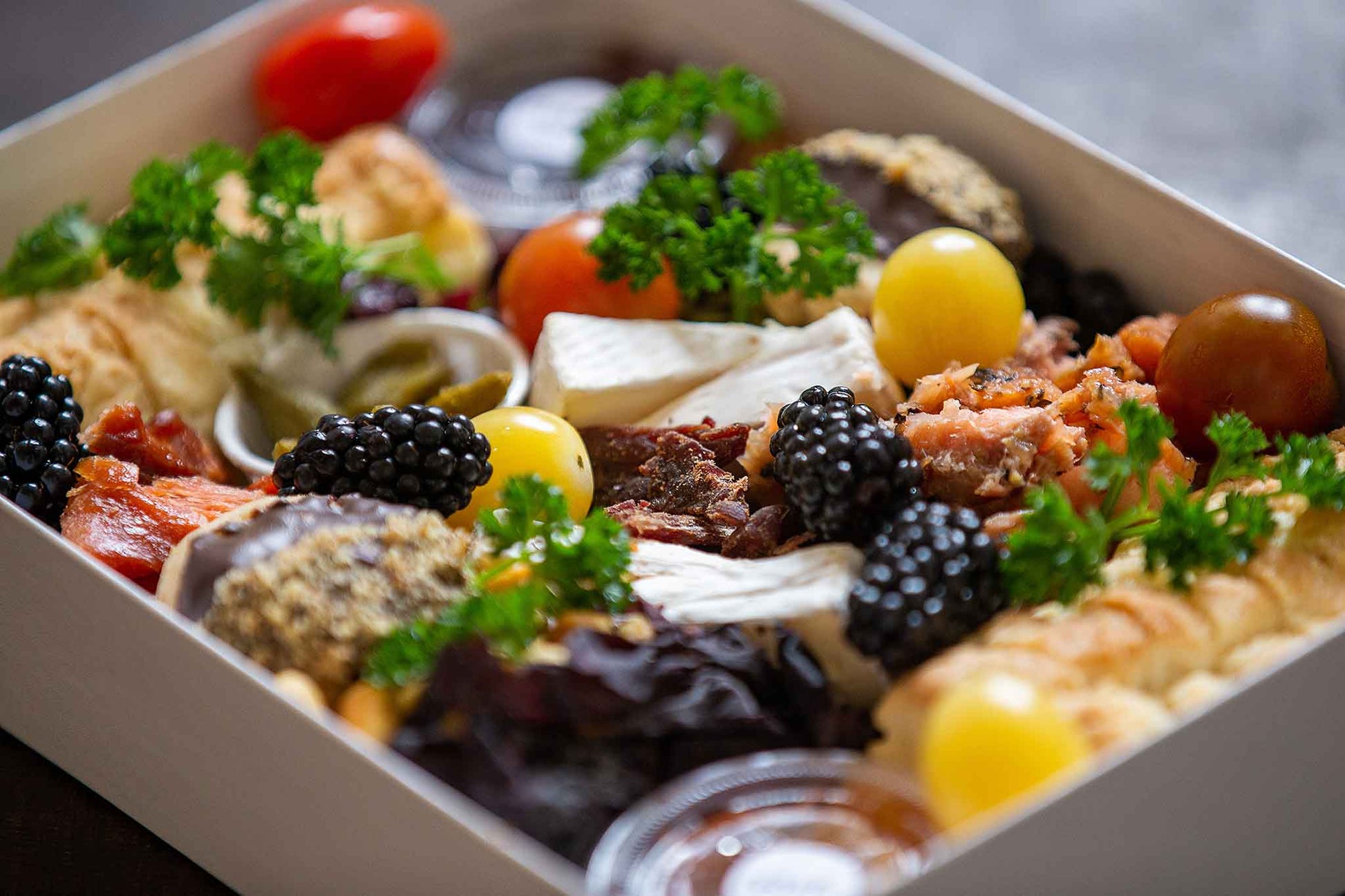 Share box of Indigenous charcuterie with delivery in Vancouver