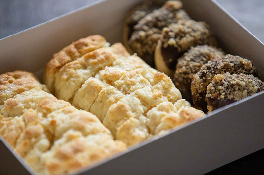 Sweet cookies and buttery bannock to accompany your charcuterie box order in Vancouver.